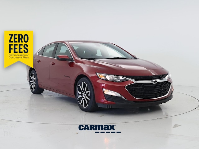 Red (Burgundy) 2020 Chevrolet Malibu RS FWD Sedan Front-Wheel Drive Automatic