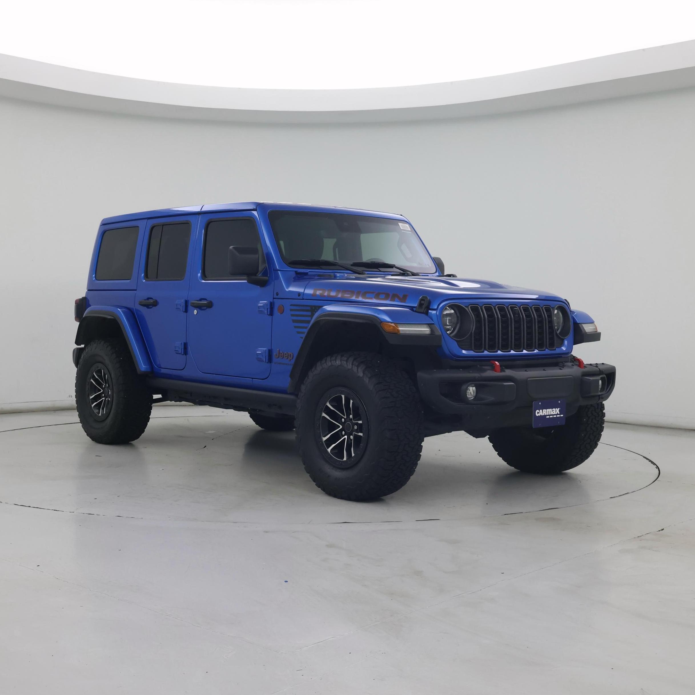 Blue 2024 Jeep Wrangler SUV / Crossover Four-Wheel Drive Automatic