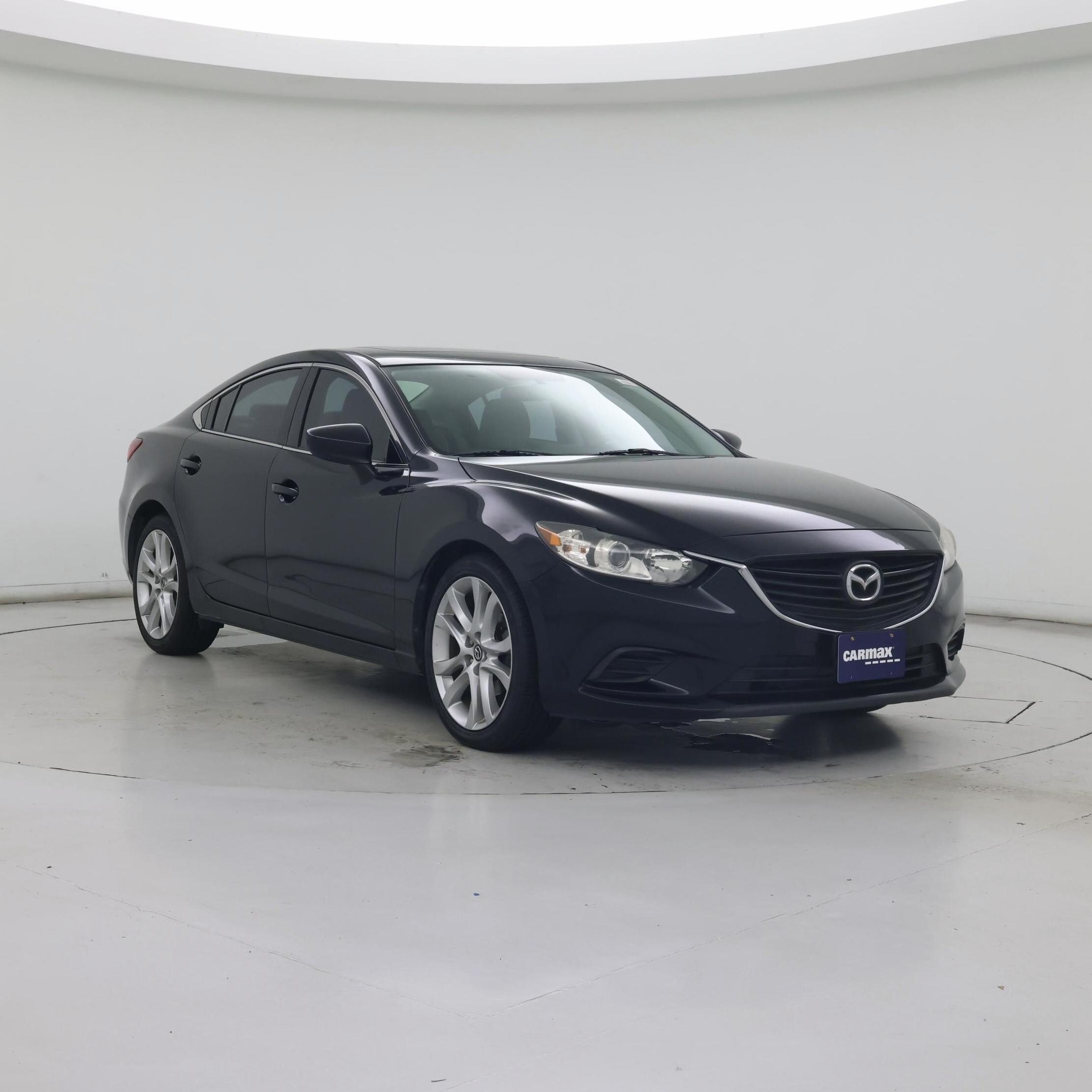 Black 2016 Mazda MAZDA6 Sedan Front-Wheel Drive Automatic