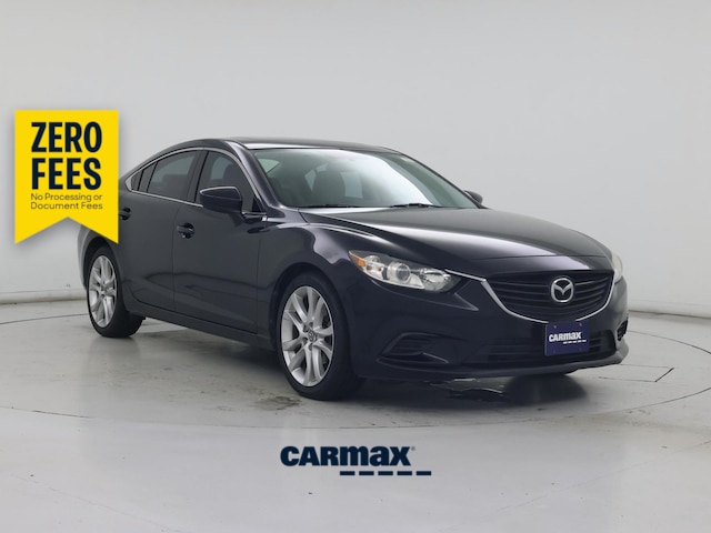Black 2016 Mazda MAZDA6 Sedan Front-Wheel Drive Automatic