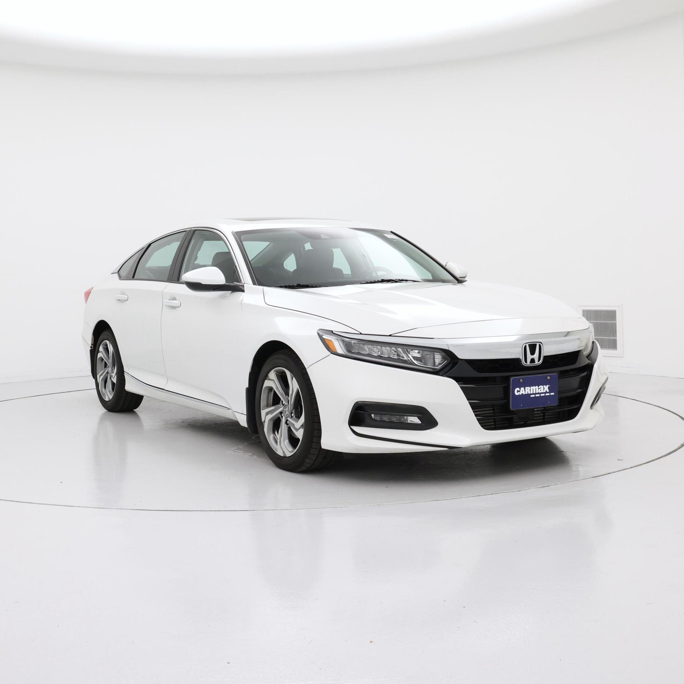White 2018 Honda Accord Sedan Front-Wheel Drive Automatic