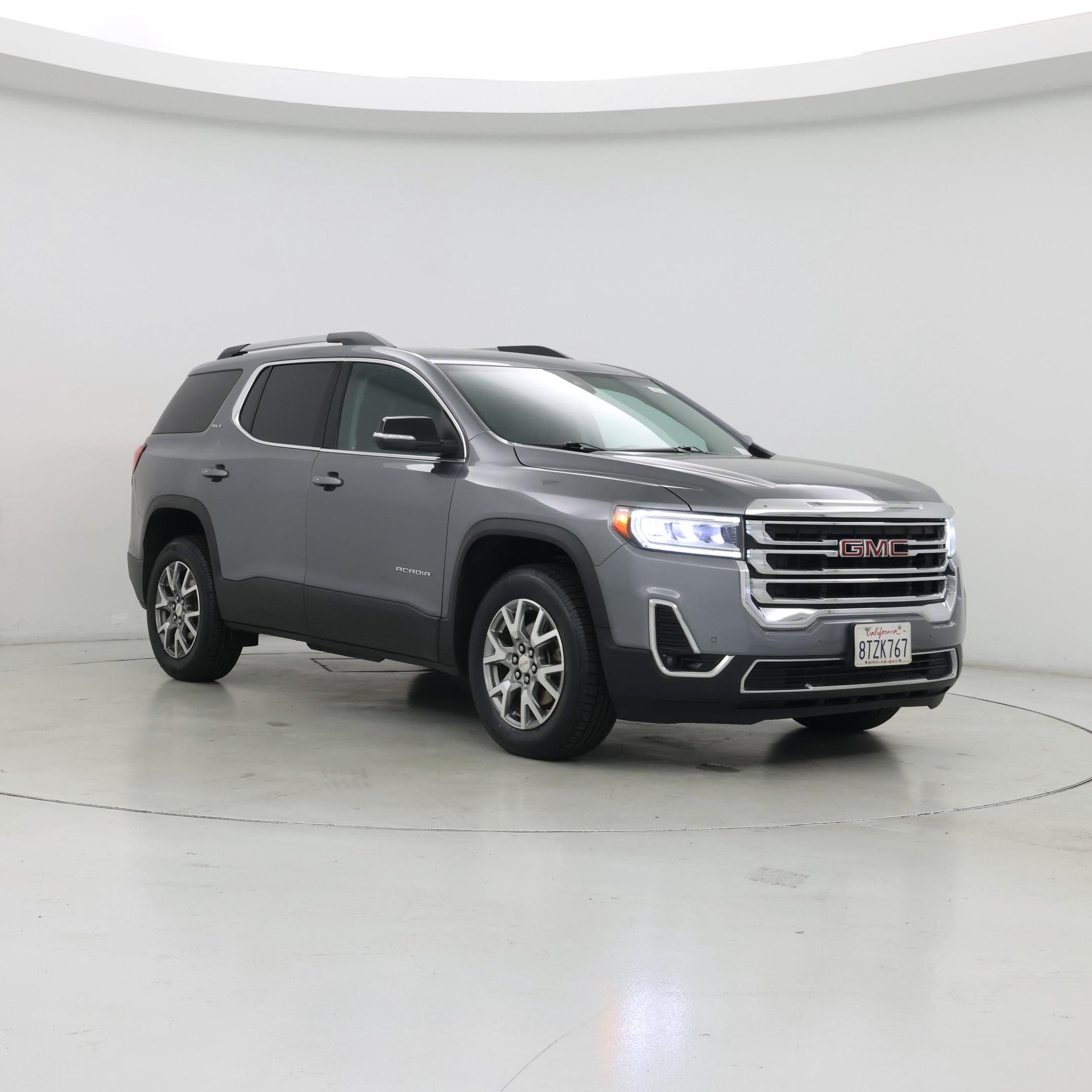 Gray 2021 GMC Acadia SUV / Crossover Front-Wheel Drive Automatic