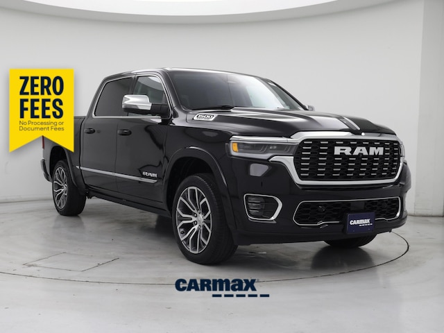 Black 2025 RAM 1500 Pickup Truck Four-Wheel Drive Automatic