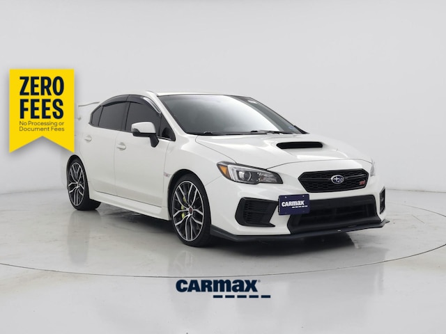 White 2020 Subaru WRX STI Sedan All-Wheel Drive Manual