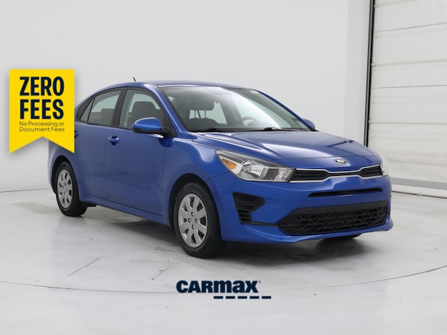 Blue 2021 Kia Rio S FWD Sedan Front-Wheel Drive Automatic