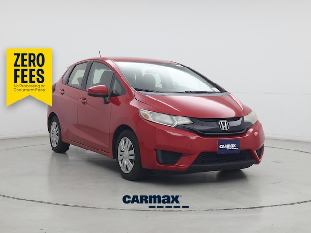 Red 2016 Honda Fit LX Hatchback Front-Wheel Drive Automatic