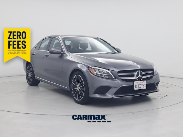 Gray 2019 Mercedes-Benz C-Class Sedan Rear-Wheel Drive Automatic