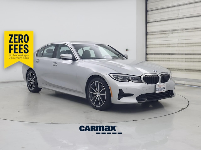Silver 2019 BMW 3 Series Sedan Rear-Wheel Drive Automatic