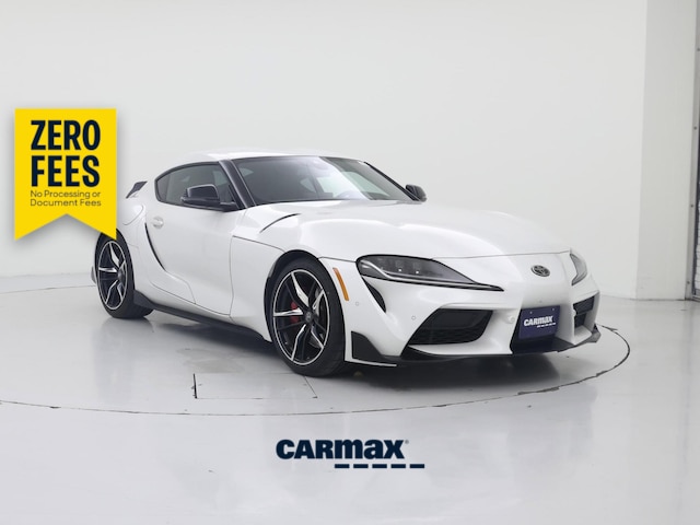 White 2020 Toyota Supra 3.0 Premium RWD Coupe Rear-Wheel Drive Automatic