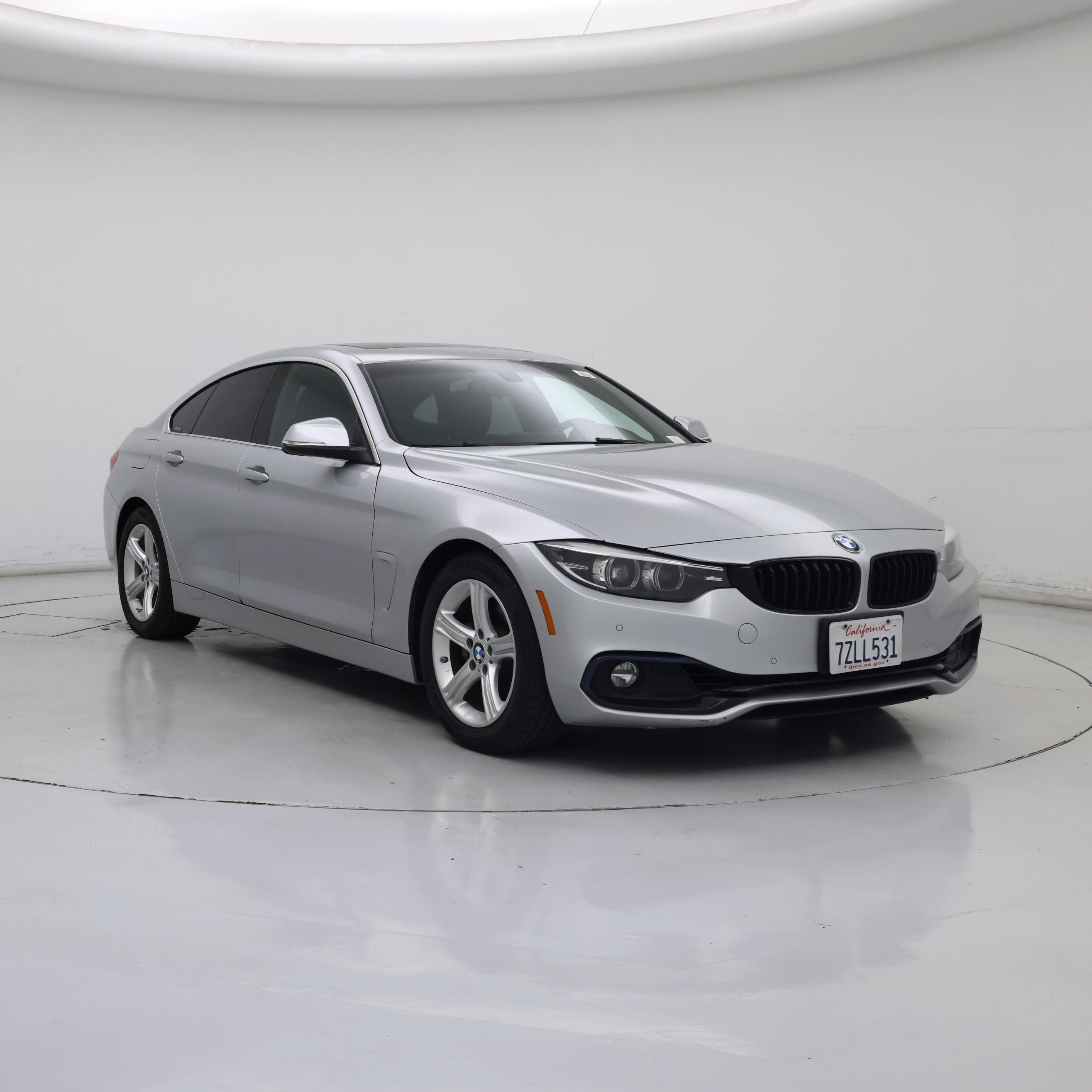Silver 2018 BMW 4 Series Sedan Rear-Wheel Drive Automatic