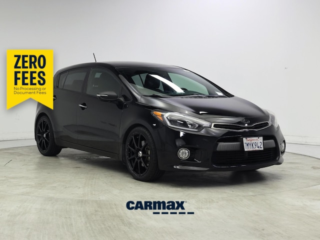 Black 2015 Kia Forte5 Hatchback Front-Wheel Drive Manual