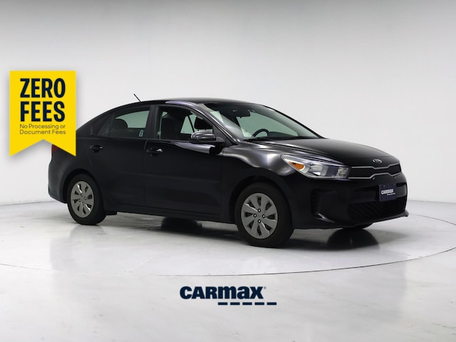 Black 2020 Kia Rio S FWD Sedan Front-Wheel Drive Automatic