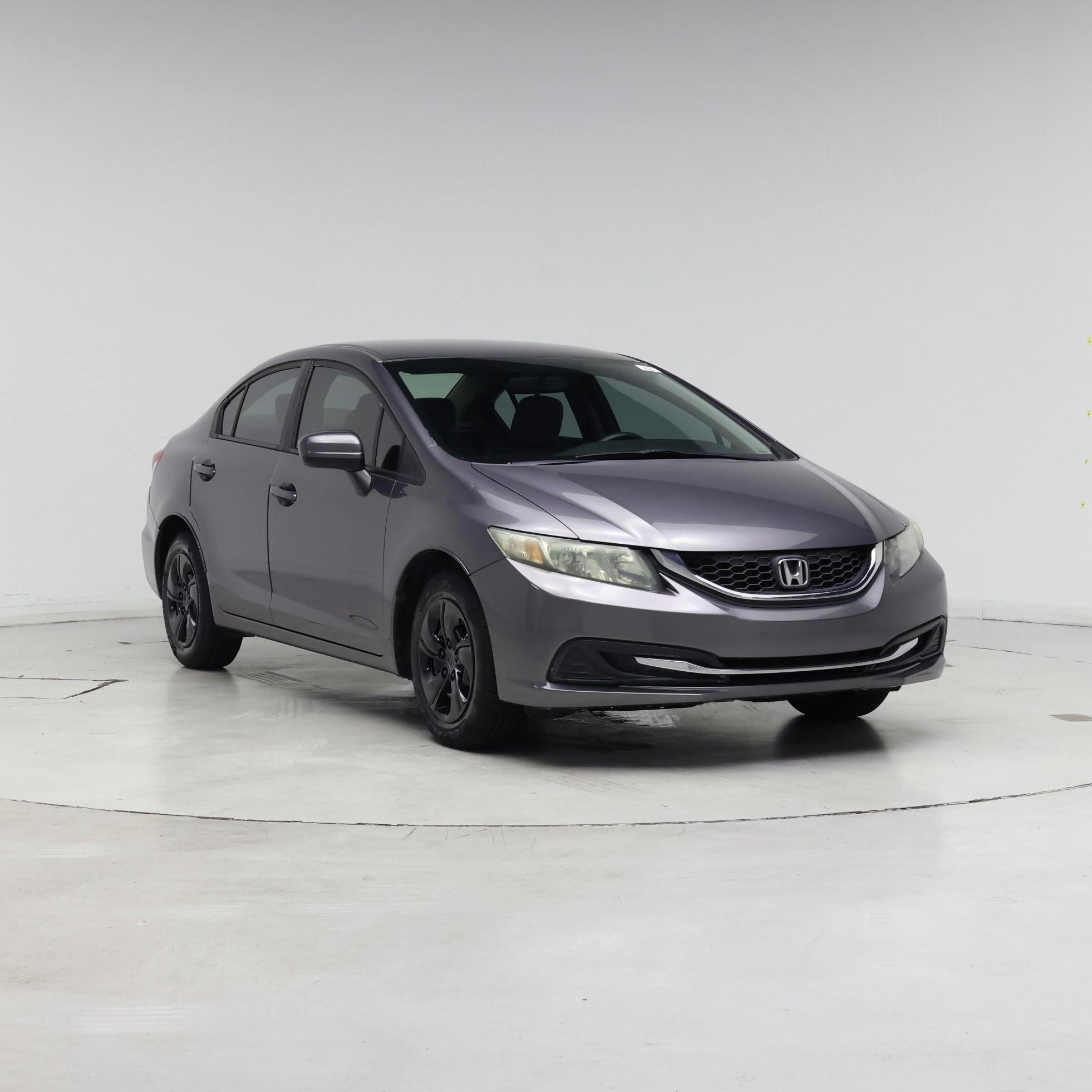 Gray 2015 Honda Civic Sedan Front-Wheel Drive Automatic