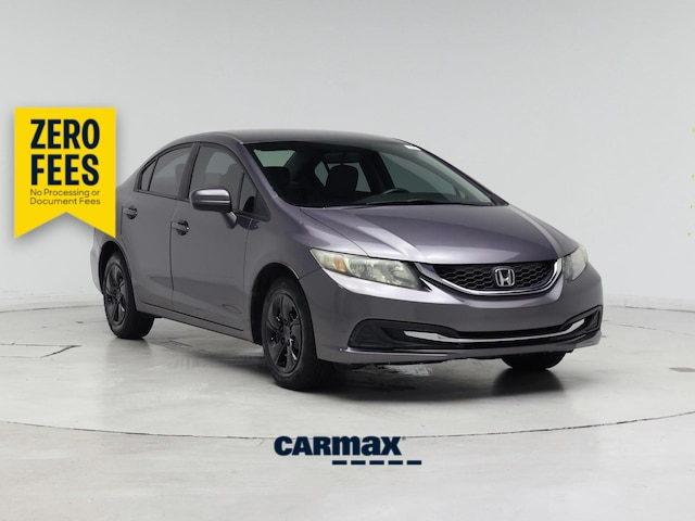 Gray 2015 Honda Civic Sedan Front-Wheel Drive Automatic