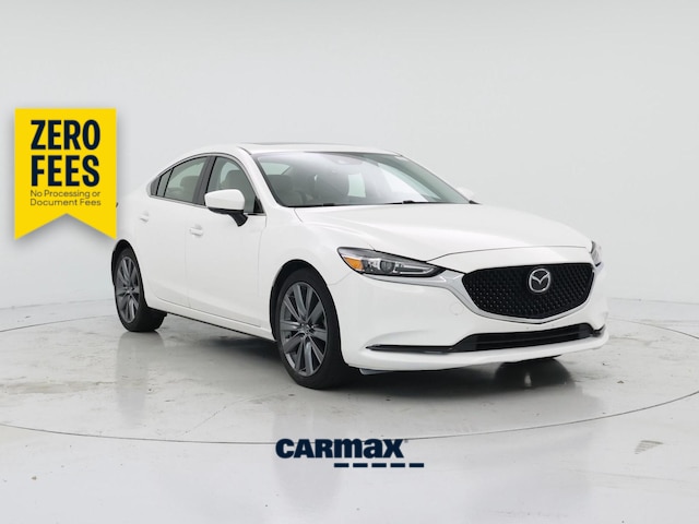White 2018 Mazda MAZDA6 Touring Sedan FWD Sedan Front-Wheel Drive Automatic