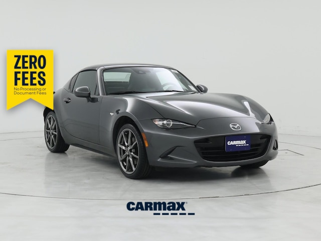 Gray 2020 Mazda MX-5 Miata RF Grand Touring RWD Convertible Rear-Wheel Drive Automatic