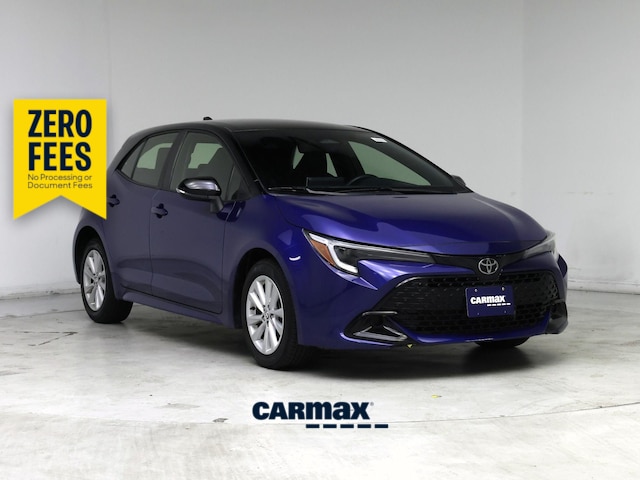 Blue 2023 Toyota Corolla Hatchback SE FWD Hatchback Front-Wheel Drive Automatic