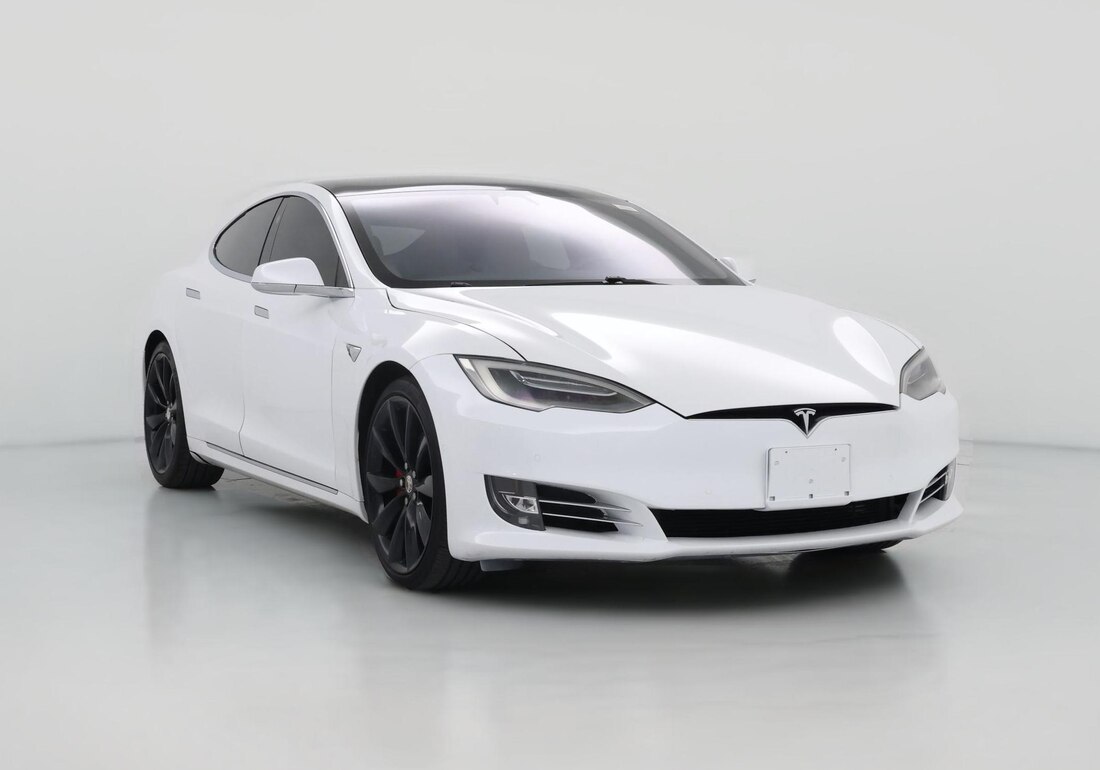 2020 Tesla Model S Performance in White — CarMax photo