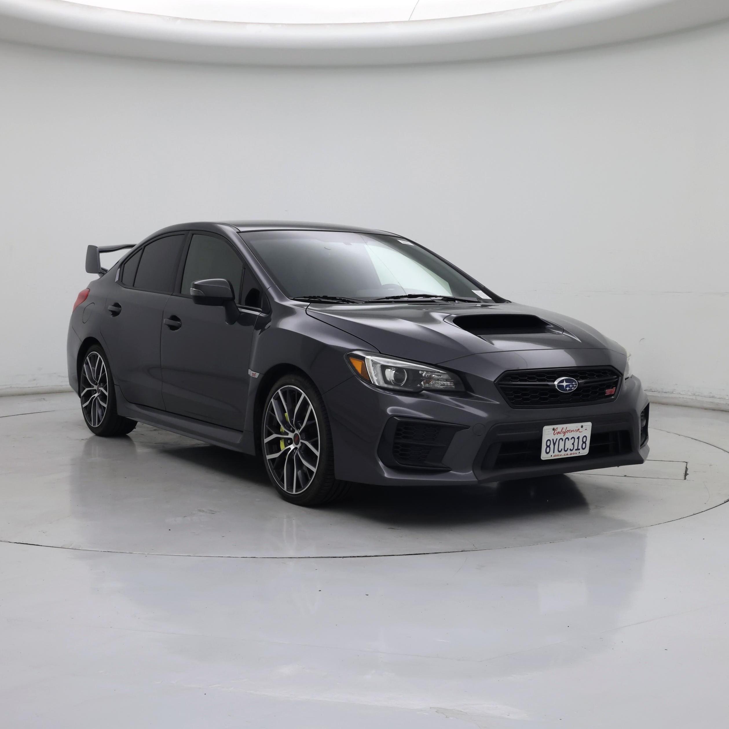 Gray 2021 Subaru WRX STI Sedan All-Wheel Drive Manual