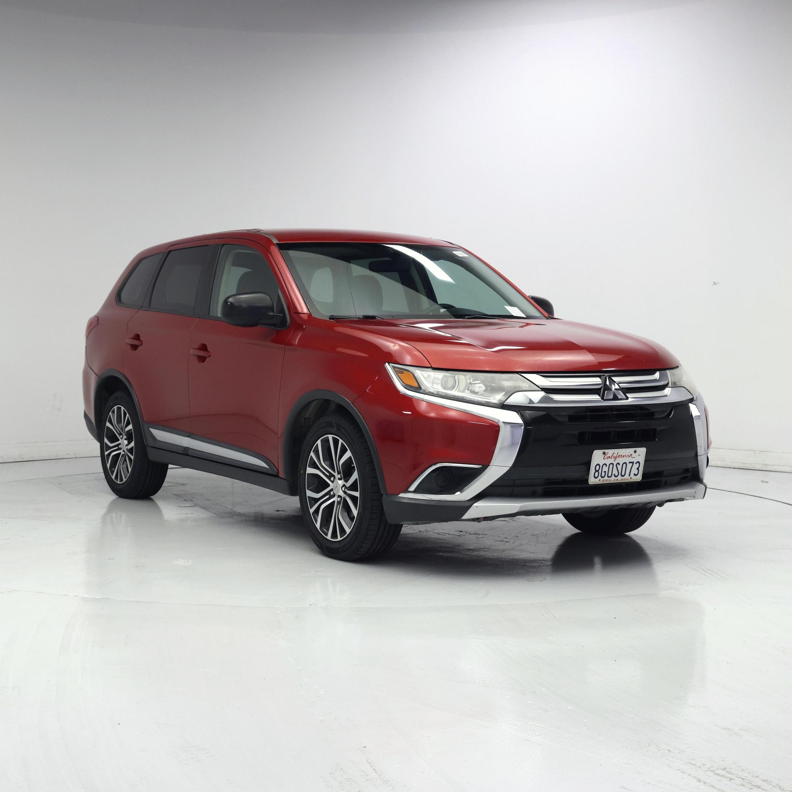 Red 2017 Mitsubishi Outlander SUV / Crossover Front-Wheel Drive Automatic