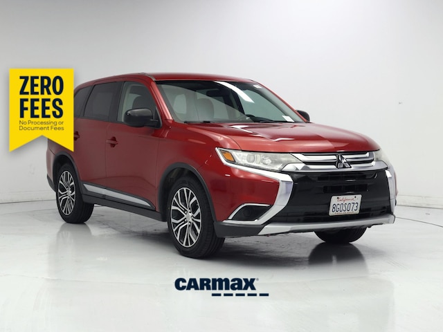 Red 2017 Mitsubishi Outlander SUV / Crossover Front-Wheel Drive Automatic