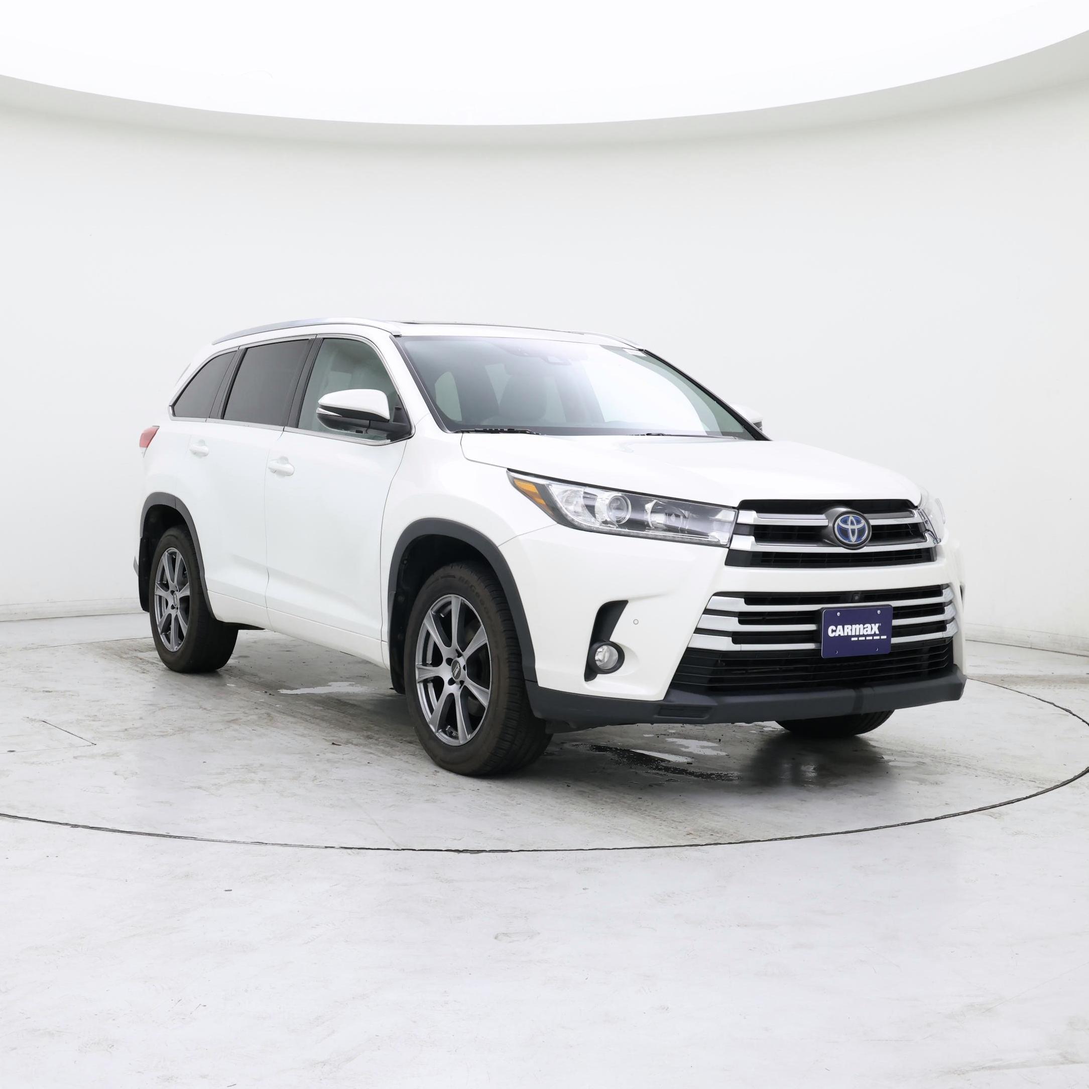 White 2017 Toyota Highlander Hybrid SUV / Crossover All-Wheel Drive Automatic