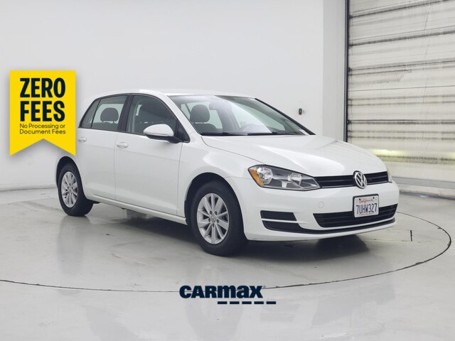 White 2016 Volkswagen Golf TSI S 4-Door FWD Hatchback Front-Wheel Drive Automatic
