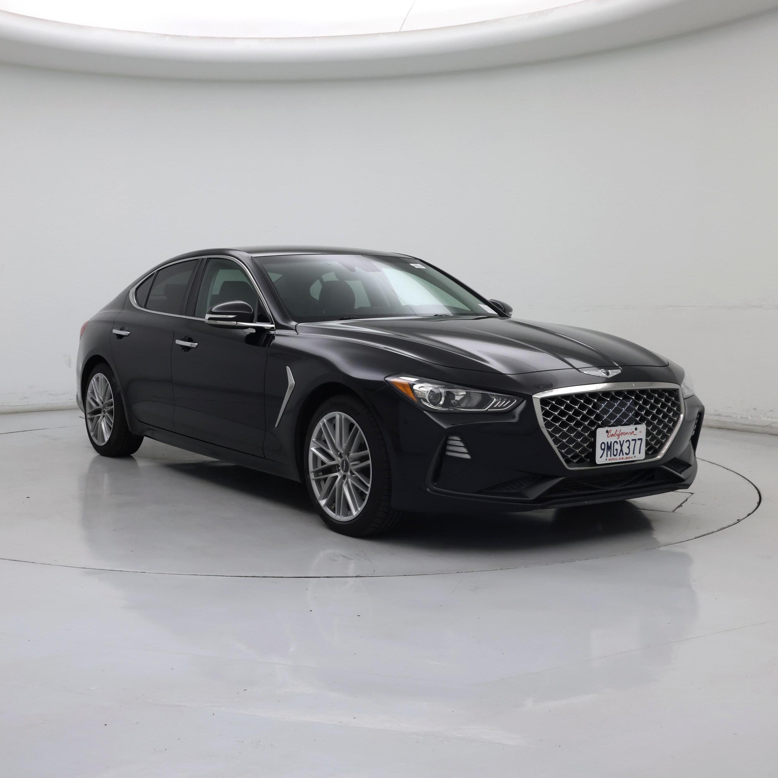 Black 2020 Genesis G70 Sedan  Automatic