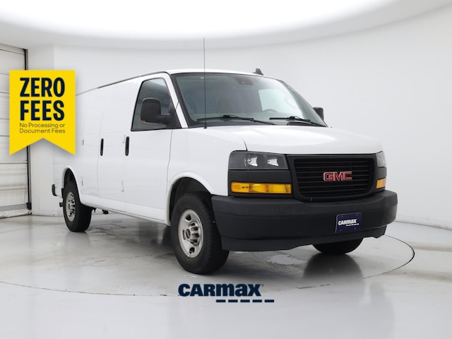 White 2020 GMC Savana Cargo Van Rear-Wheel Drive Automatic
