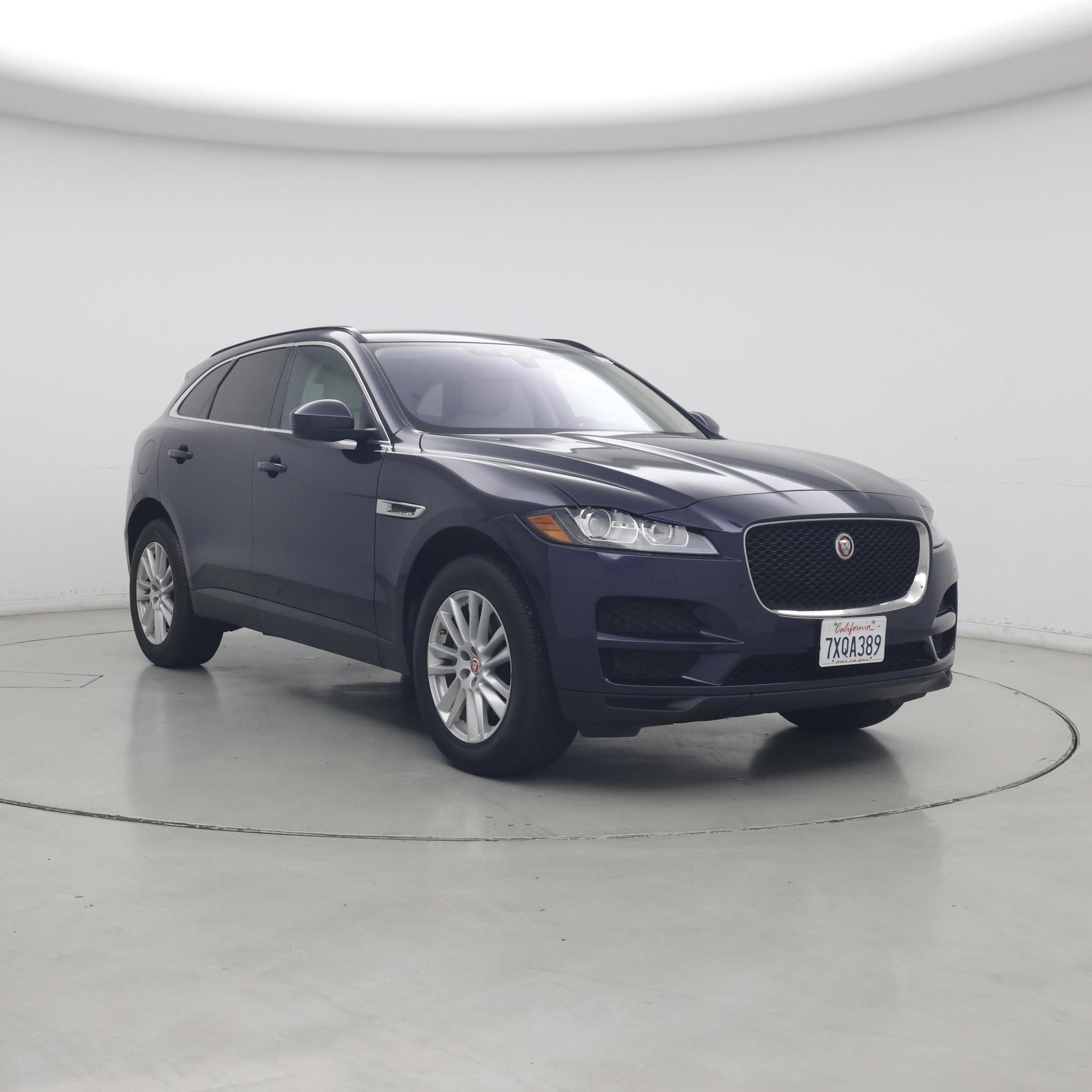Blue 2017 Jaguar F-PACE SUV / Crossover All-Wheel Drive Automatic
