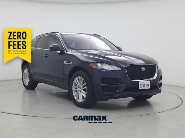 Blue 2017 Jaguar F-PACE SUV / Crossover All-Wheel Drive Automatic