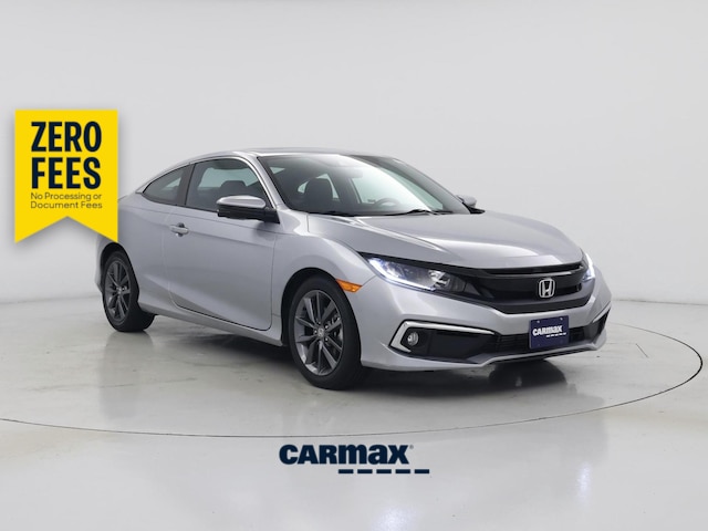Silver 2020 Honda Civic EX Coupe FWD Coupe Front-Wheel Drive Automatic