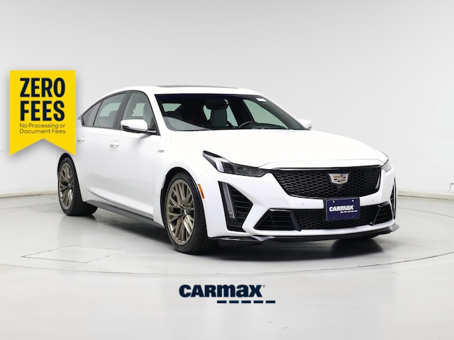 White 2023 Cadillac CT5-V Blackwing Sedan Rear-Wheel Drive Manual