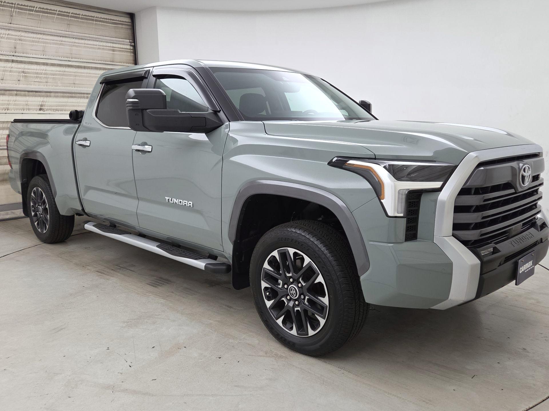 Green 2024 Toyota Tundra Limited CrewMax Cab LB 4WD Pickup Truck Four-Wheel Drive Automatic