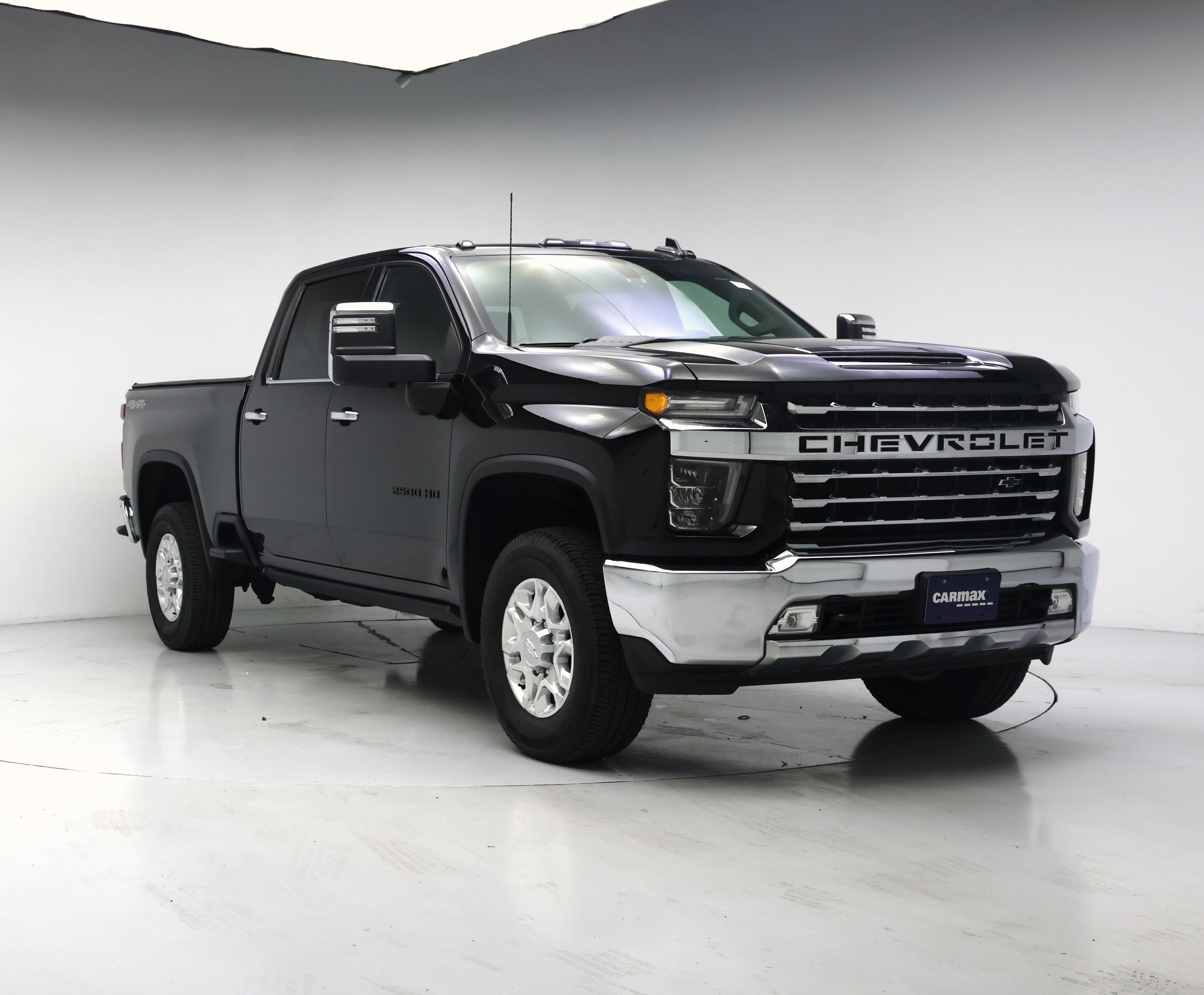 Black 2020 Chevrolet Silverado 2500HD LTZ Crew Cab 4WD Pickup Truck Four-Wheel Drive Automatic