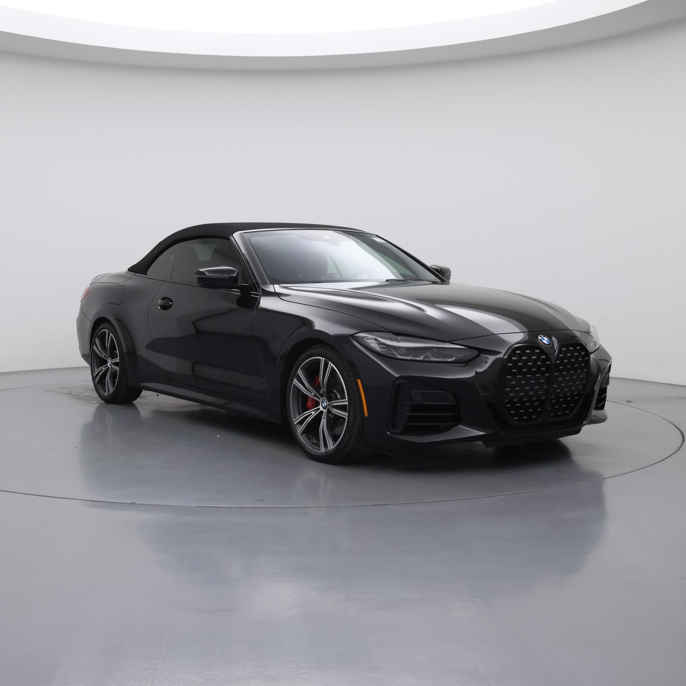 Black 2023 BMW 4 Series Convertible Rear-Wheel Drive Automatic