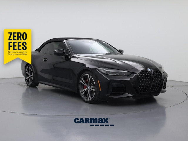 Black 2023 BMW 4 Series Convertible Rear-Wheel Drive Automatic
