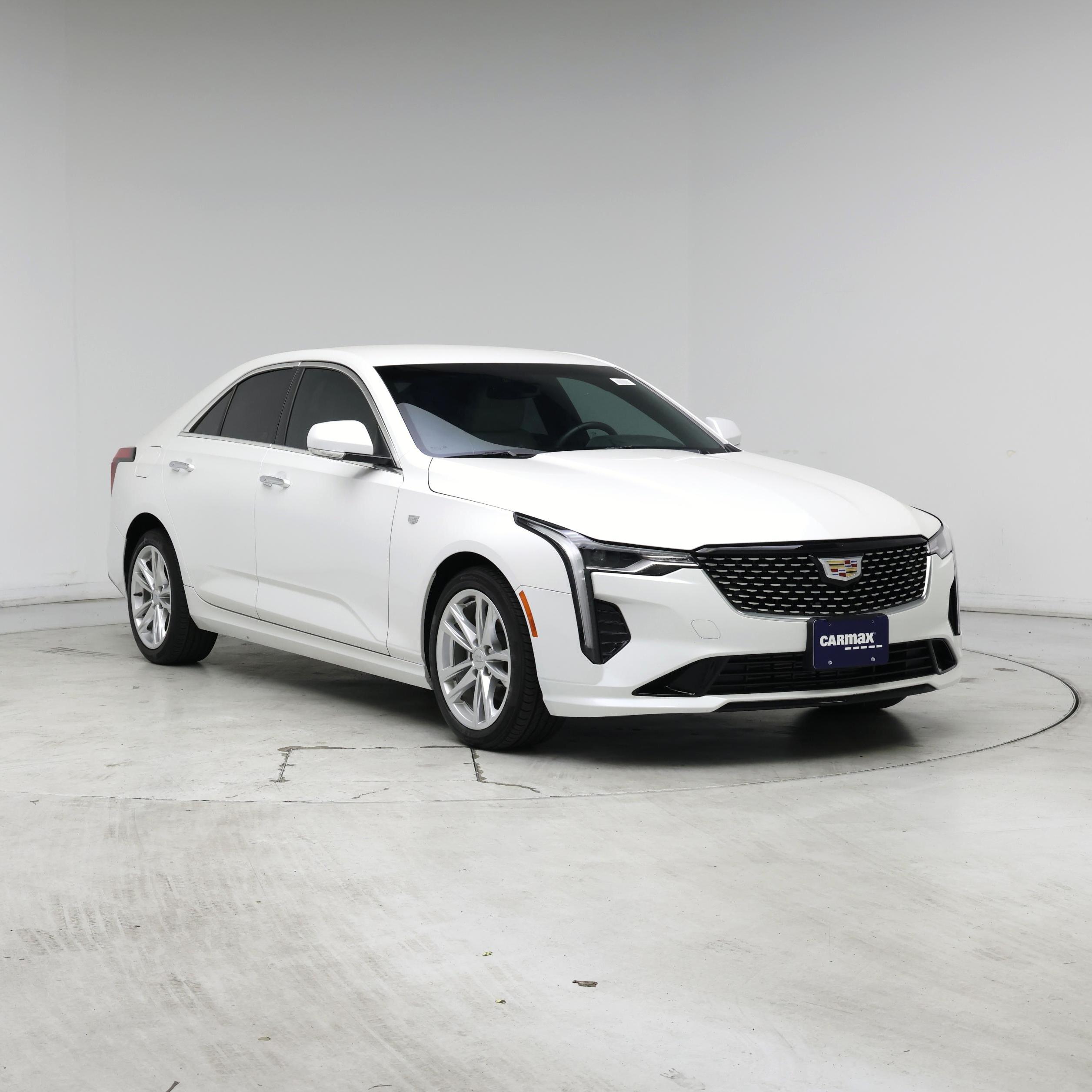 White 2024 Cadillac CT4 Sedan Rear-Wheel Drive Automatic