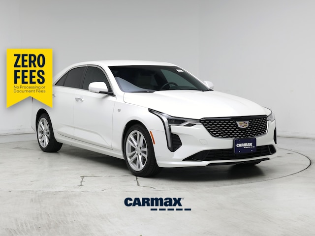 White 2024 Cadillac CT4 Sedan Rear-Wheel Drive Automatic