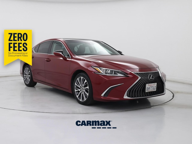 Red 2019 Lexus ES 350 FWD Sedan Front-Wheel Drive Automatic