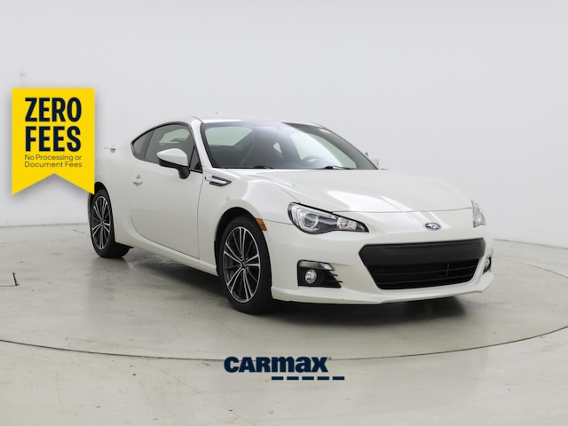 White 2015 Subaru BRZ Limited RWD Coupe Rear-Wheel Drive Automatic