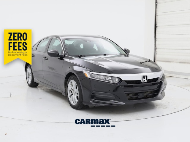 Black 2018 Honda Accord Sedan Front-Wheel Drive Automatic