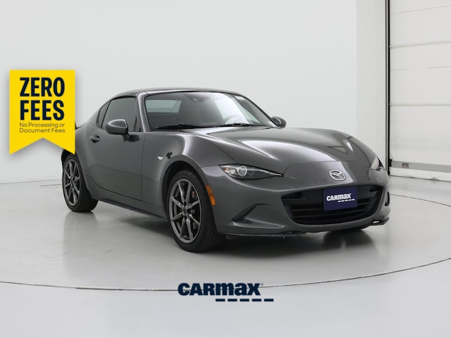 Gray 2017 Mazda MX-5 Miata Convertible Rear-Wheel Drive Manual