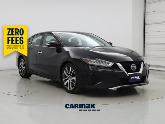 Black 2020 Nissan Maxima SV FWD Sedan Front-Wheel Drive Automatic