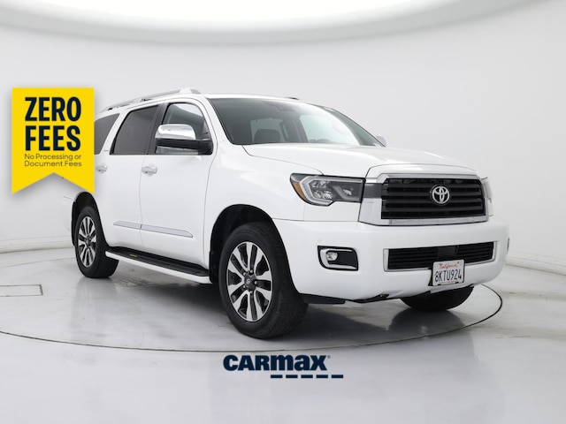 White 2019 Toyota Sequoia Limited 4WD SUV / Crossover Four-Wheel Drive Automatic