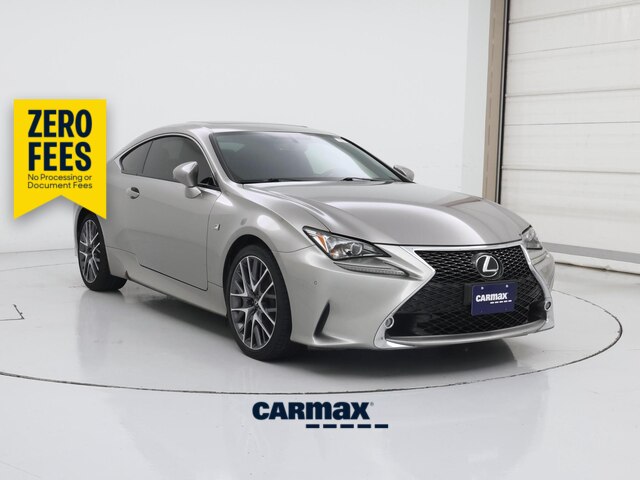 Silver 2015 Lexus RC 350 RWD Coupe Rear-Wheel Drive Automatic