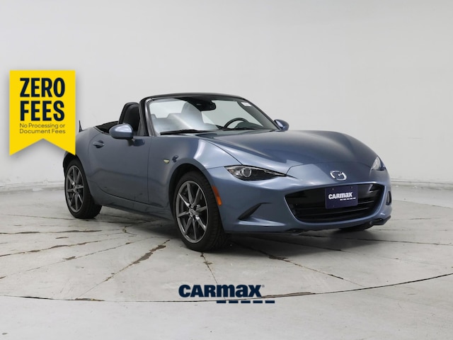 Blue 2016 Mazda MX-5 Miata Grand Touring Convertible Convertible Rear-Wheel Drive Automatic