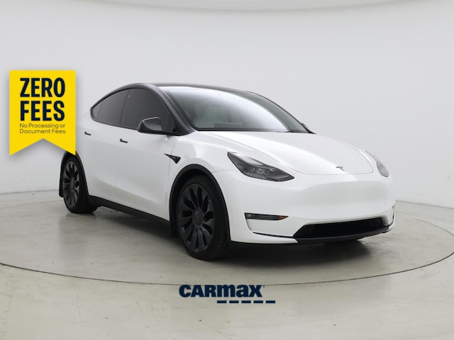 White 2023 Tesla Model Y Performance AWD SUV / Crossover All-Wheel Drive Automatic