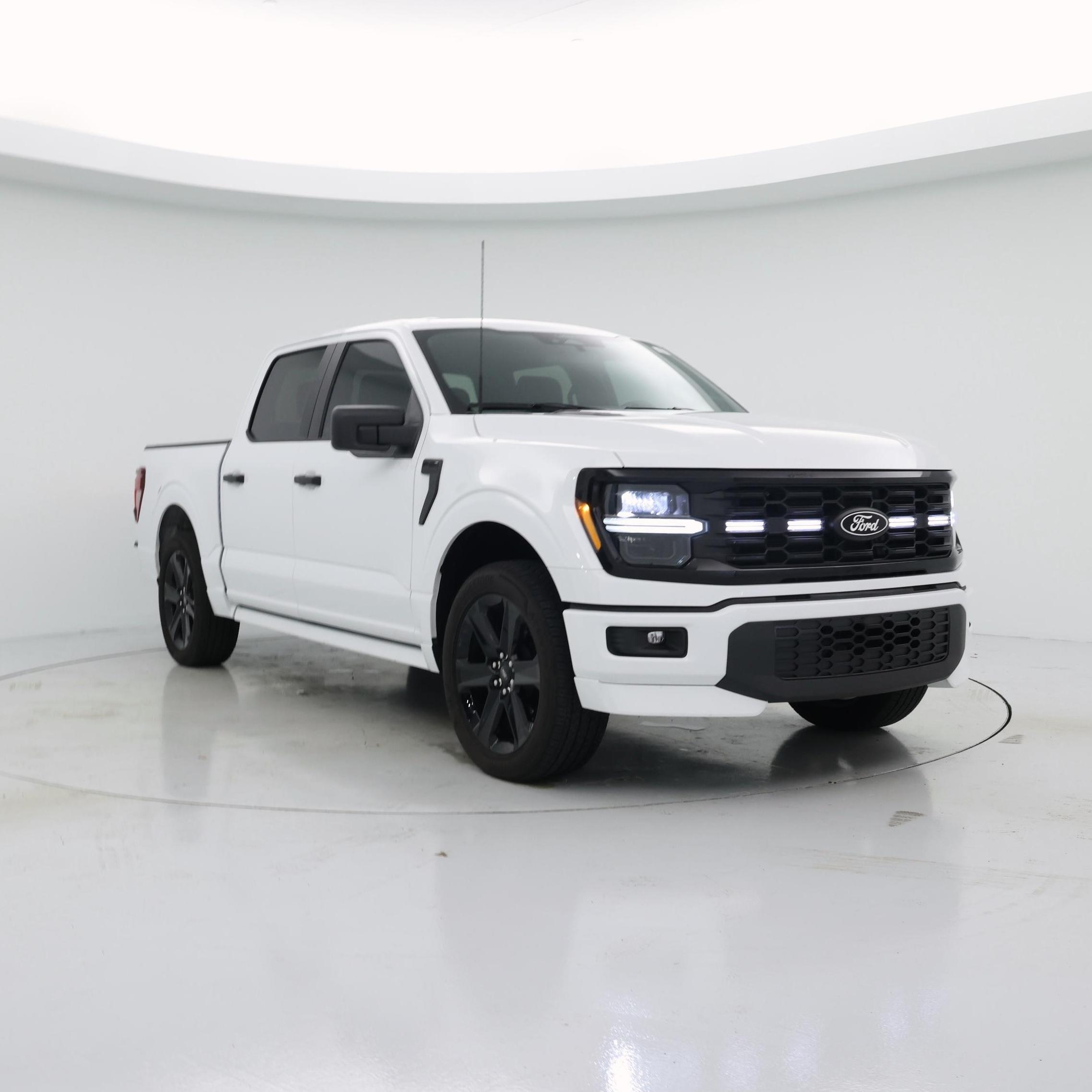 White 2025 Ford F-150 Pickup Truck Four-Wheel Drive Automatic
