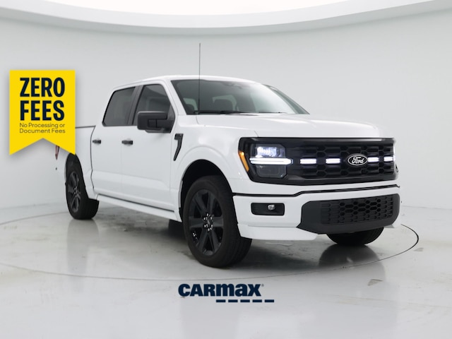 White 2025 Ford F-150 Pickup Truck Four-Wheel Drive Automatic